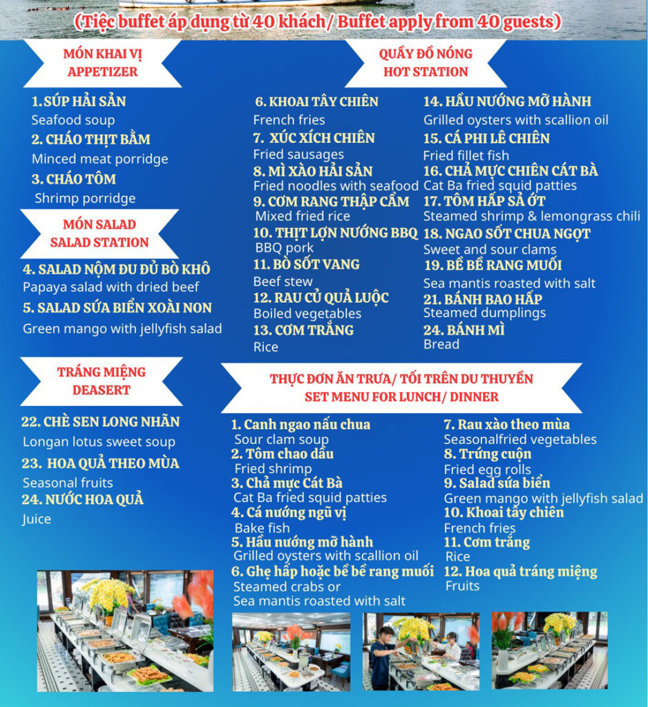 du thuyền vịnh lan hạ 1 ngày